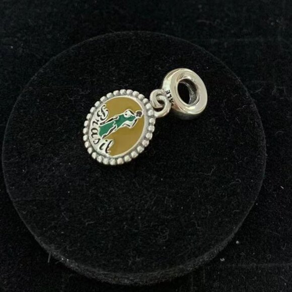 Brazil Dangle Charms S925 Sterling Silver Jewelry for Bracelet - Picture 4 of 4